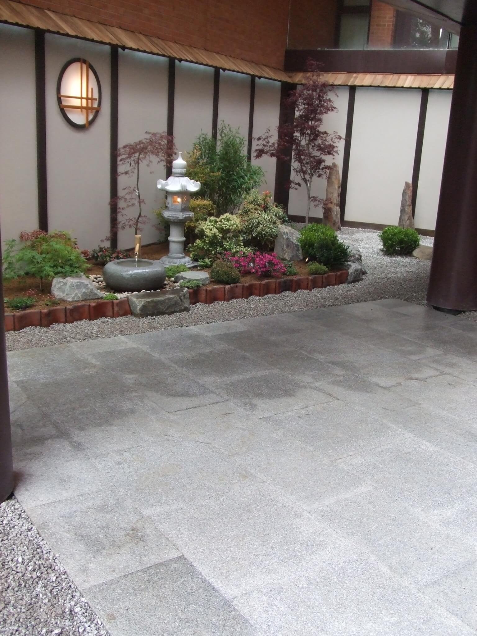 Basement Courtyard Japanese Garden - The Japanese Garden Centre