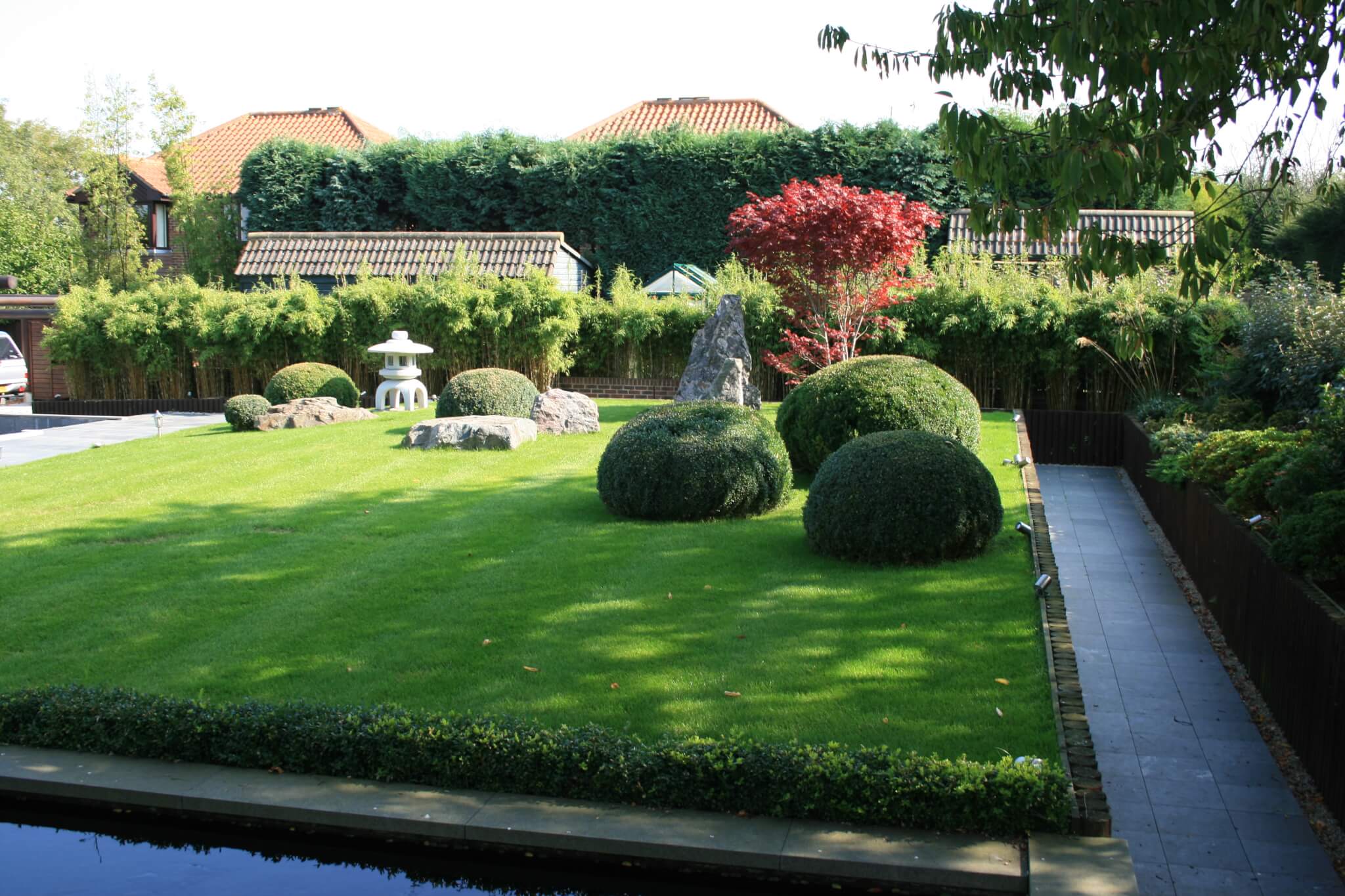 Modern Japanese Garden - Sevenoaks - The Japanese Garden ...