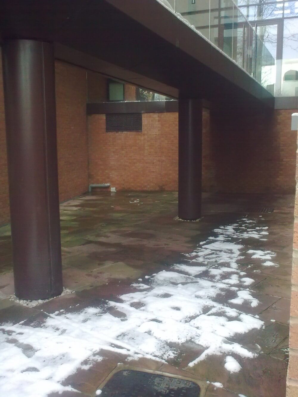 Before photo of Courtyard