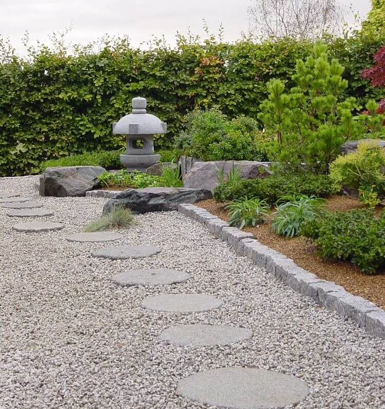 Round Granite Stepping Stones For Japanese Gardens - Stepping Stones For Garden