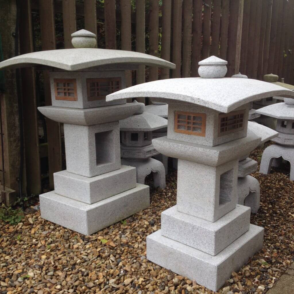 Kanjuji Japanese Stone Lantern for oriental gardens Kyoto Range