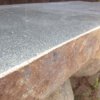 Natural japanese stone bench