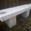 straight granite bench