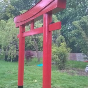 Torii gates for Japanese and Oriental gardens
