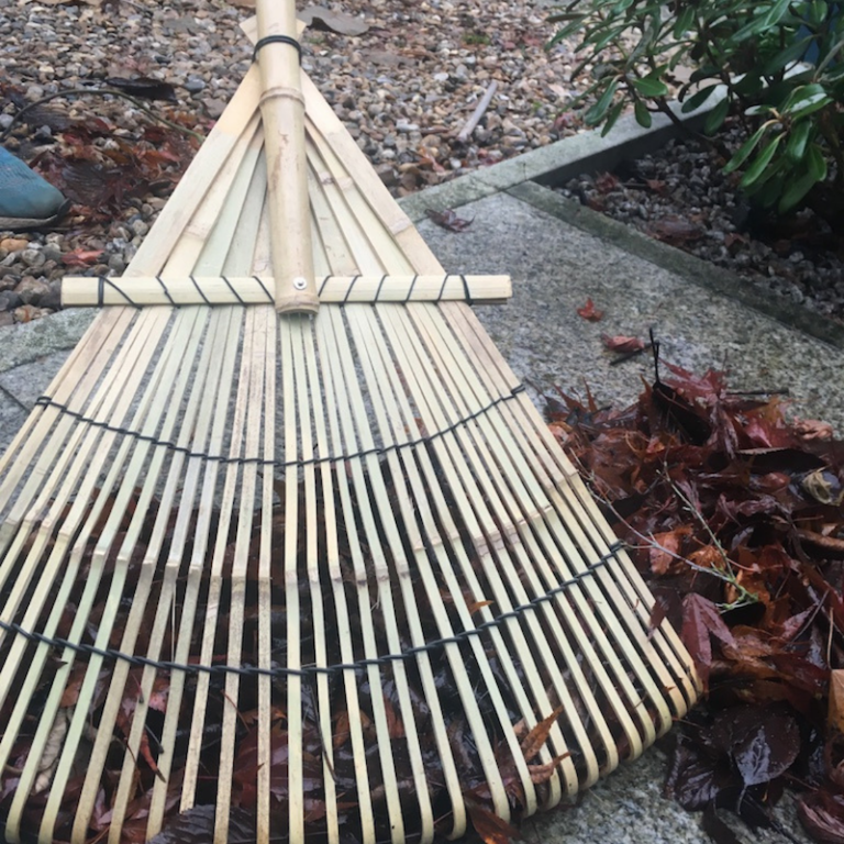 Decorative Japanese bamboo rake Build A Japanese Garden UK