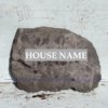Purple slate no. 4 house sign - Image 2