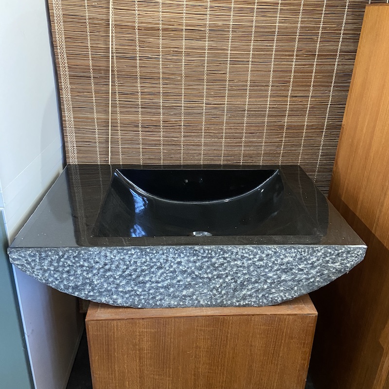Rectangular Black Hand Basin - Image 4