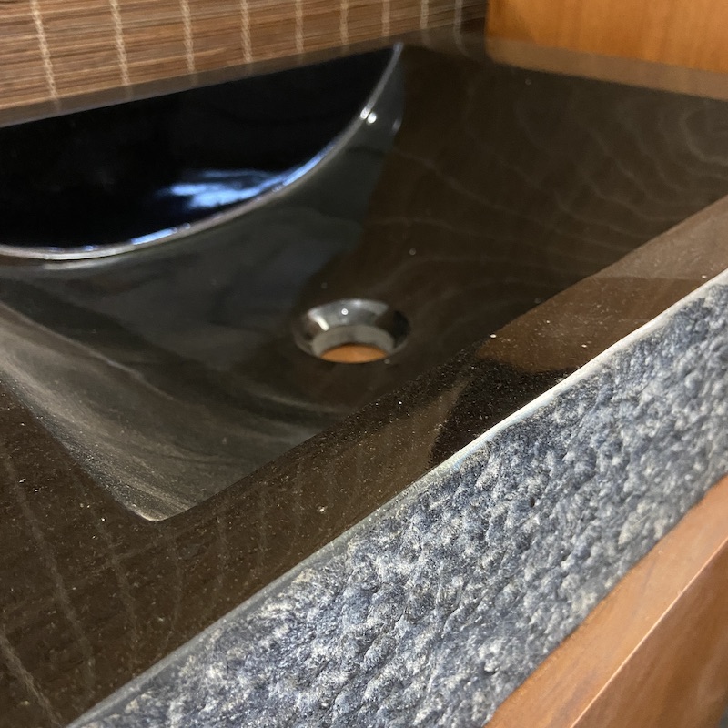 Rectangular Black Hand Basin - Image 6