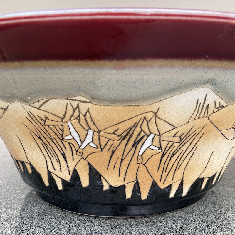 Bison Ceramic Basin - Image 5
