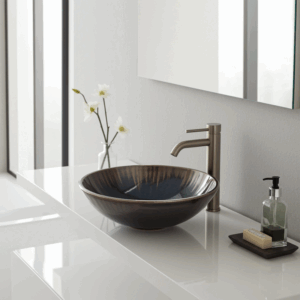 Black and Treacle Ceramic Basin