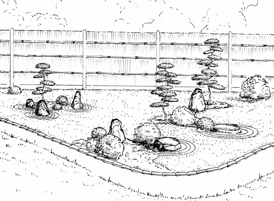 Japanese Garden Centre illustration