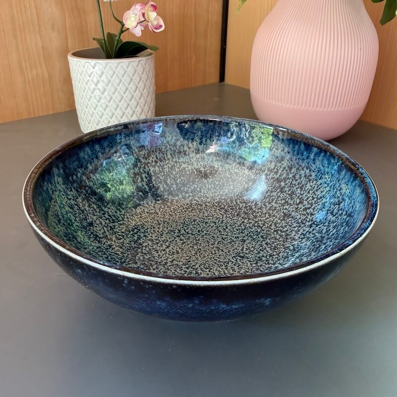 Indigo Blue Serving Bowl