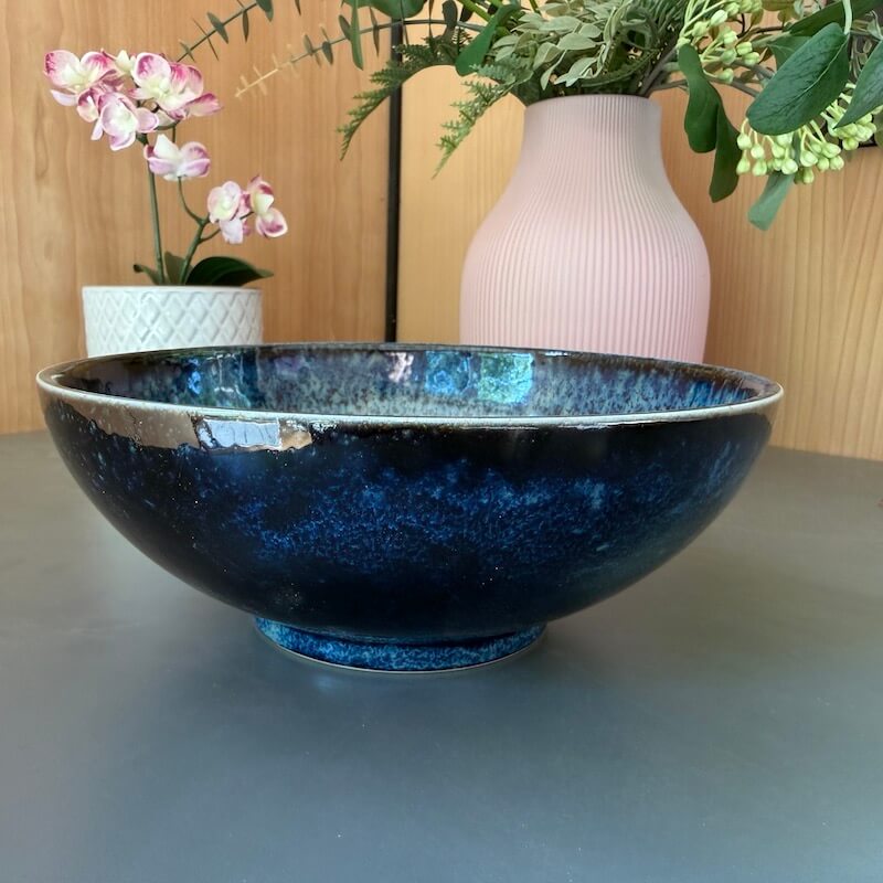Indigo Blue Serving Bowl - Image 2