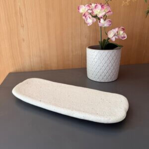 Shell White Rectangular Platter